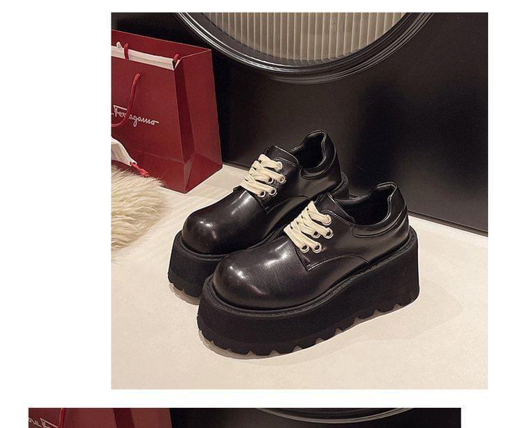 Platform Lace Up Shoes Product Image