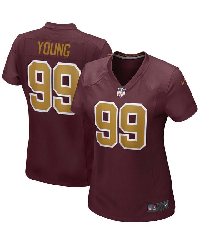 Womens Chase Young Burgundy Washington Football Team Alternate Game Jersey - Burgundy Product Image