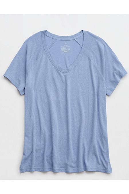 OFFLINE By Aerie Bouncy Cotton Scoop Neck T-Shirt Women's Product Image