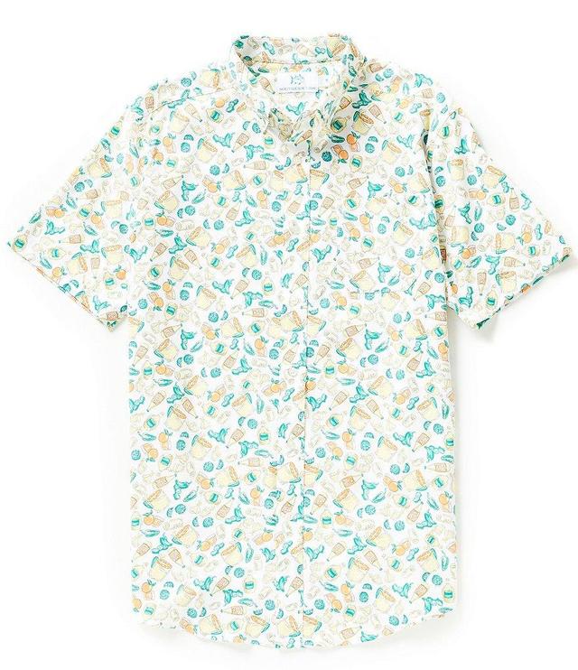 Southern Tide Intercoastal Marg Madness Performance Stretch Short Sleeve Shirt Product Image