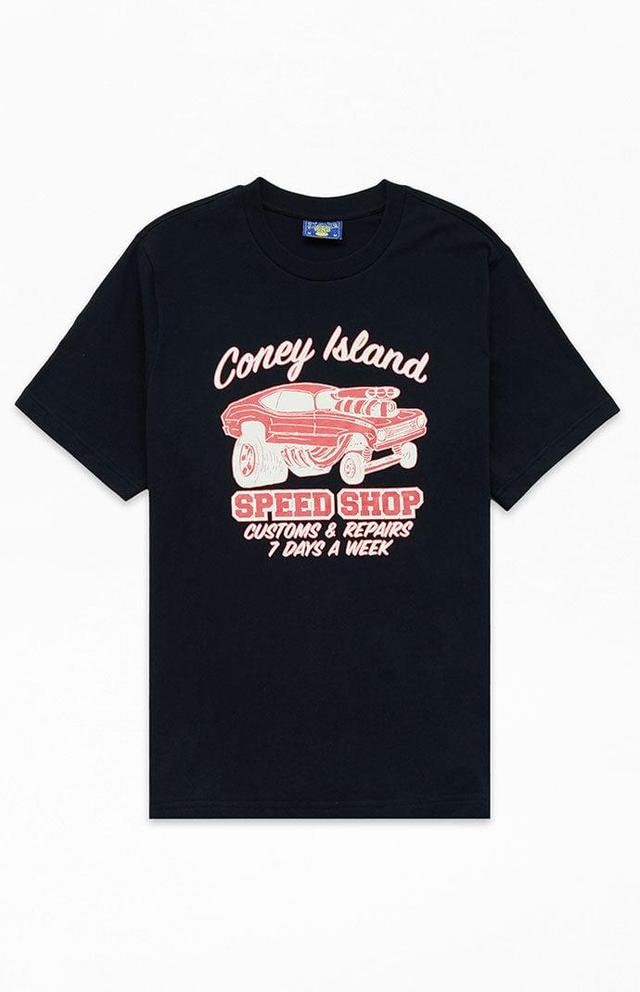 Coney Island Picnic Men's Speed Shop T-Shirt Product Image