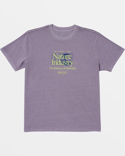 Text Spec Short Sleeve T-Shirt - Purple Sage Product Image