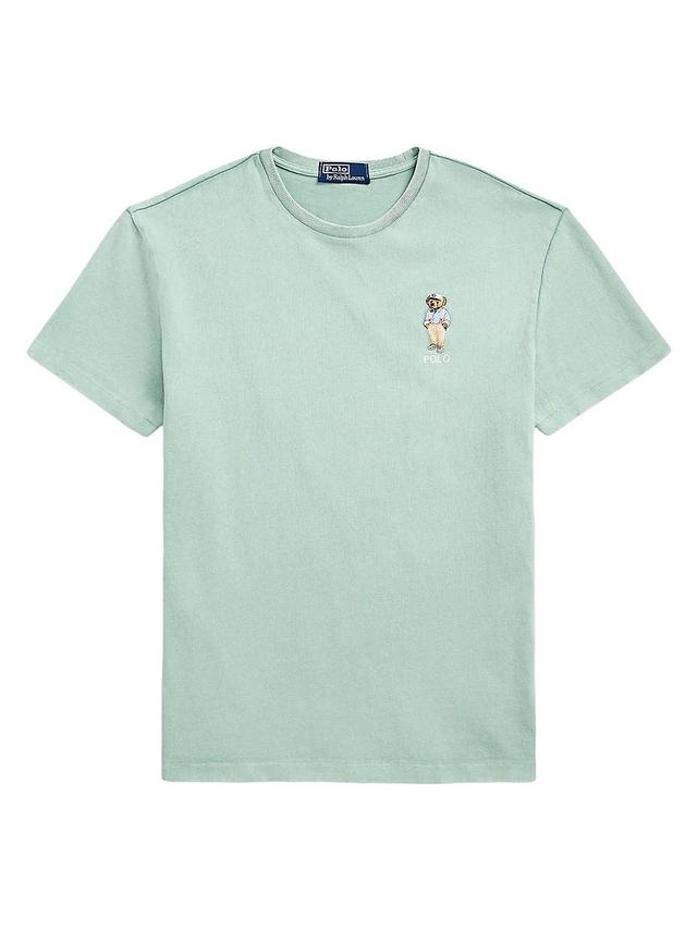 Mens Bear Cotton T-Shirt Product Image