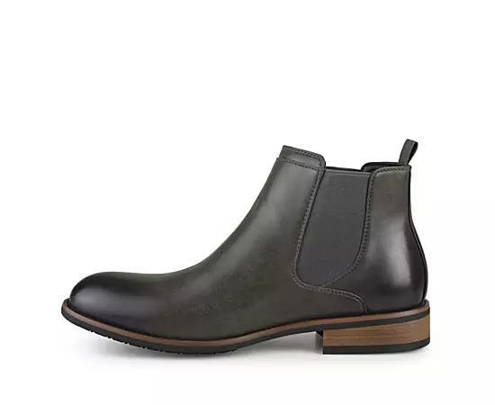 Vance Co. Landon Mens Chelsea Boots Blue Product Image