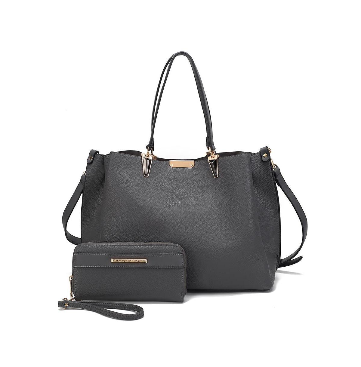 Mkf Collection Kane Women s Satchel Bag with Wallet by Mia K Product Image