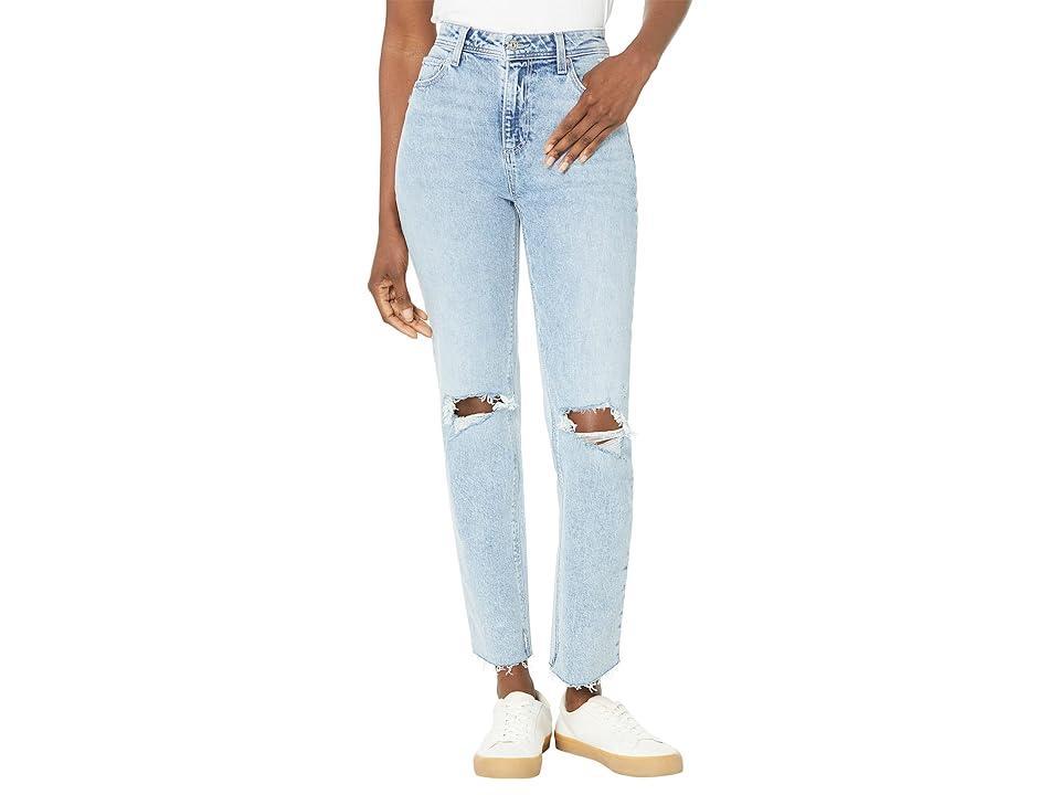 Paige Stella Raw Inseam Slit Raw Hem in Louella Destructed (Louella Destructed) Women's Jeans product image