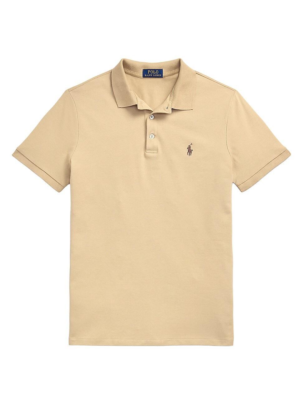 Mens Stretch Cotton-Blend Polo Shirt Product Image