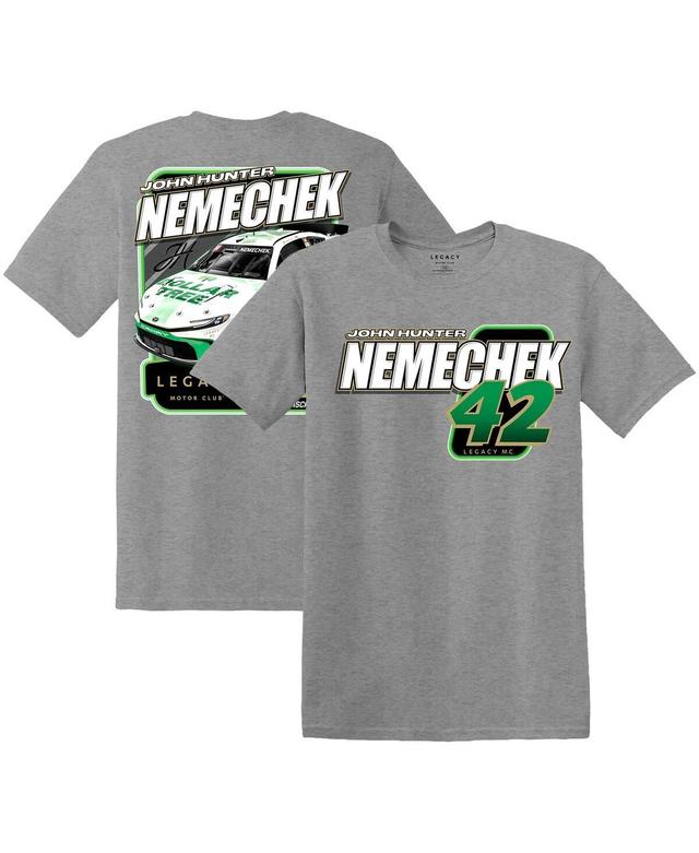 Legacy Motor Club Team Collection Mens Heather Charcoal John Hunter Nemechek Dollar Tree Car T-Shirt Product Image