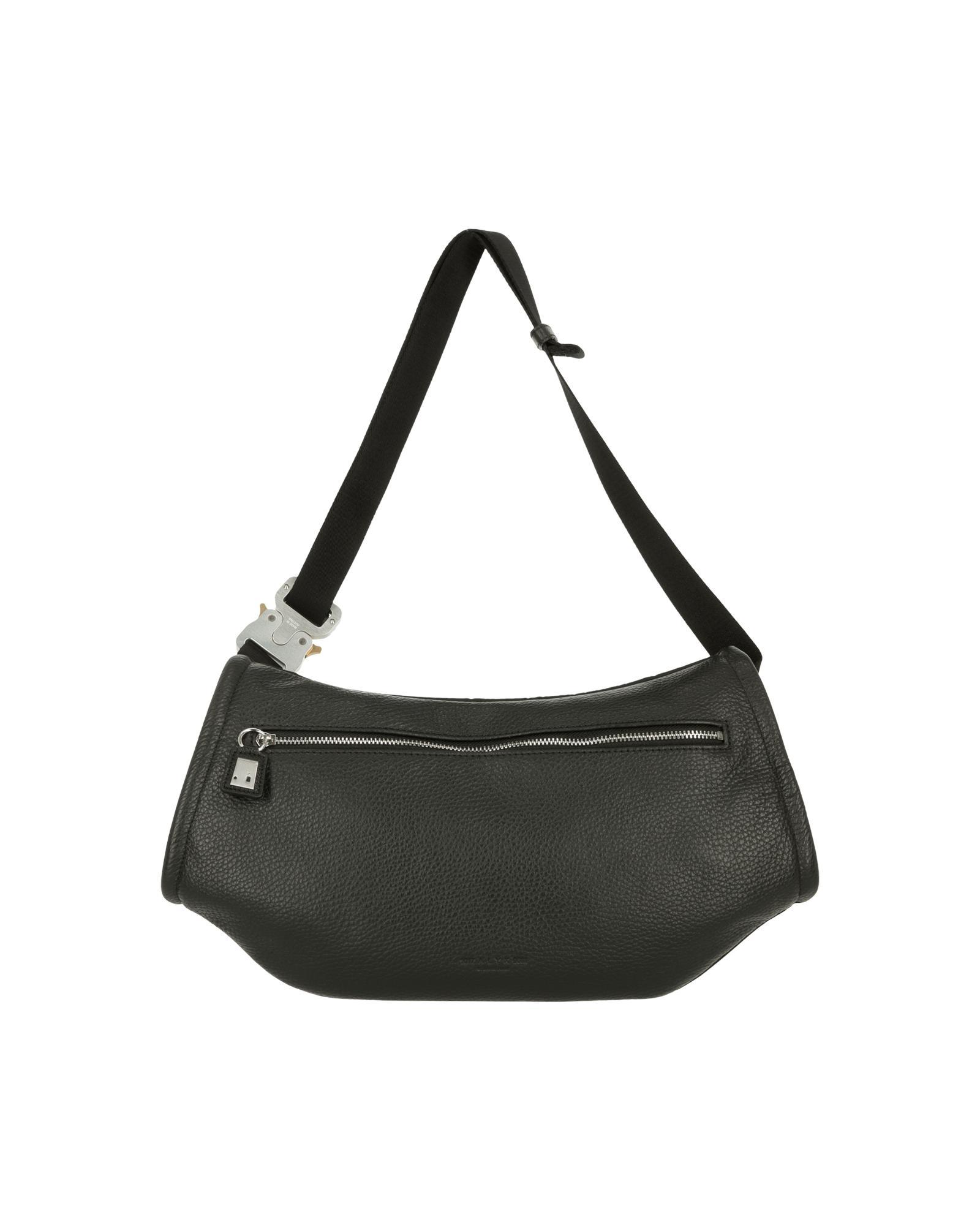 LEATHER X NYLON CROSSBODY BAG Product Image