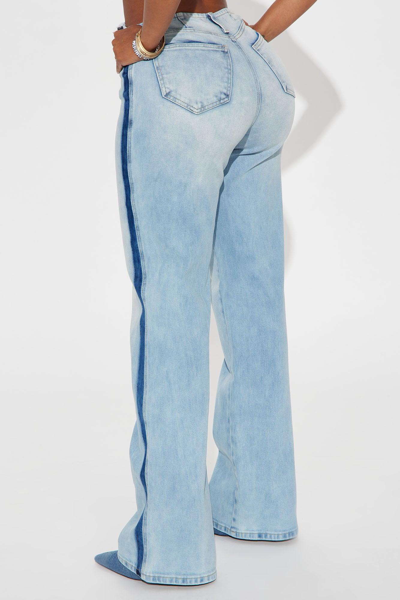 Speed It Up Stretch Straight Leg Jeans - Light Wash Product Image