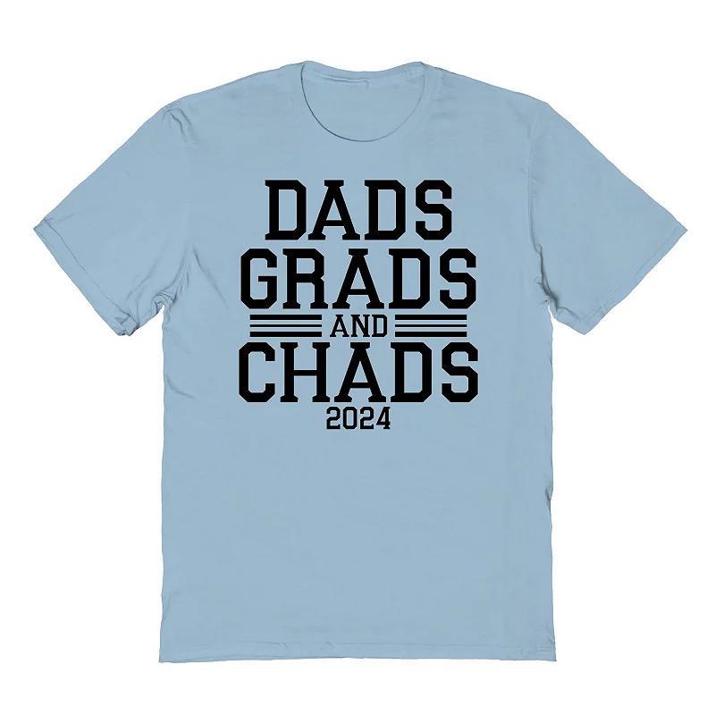 Mens COLAB89 by Threadless Dads Grad And Chads 2024 Graduate Graphic Tee Product Image