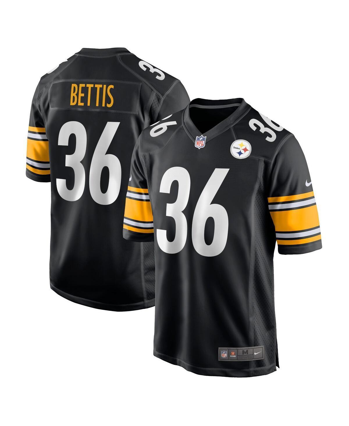 Mens Nike Jerome Bettis Black Pittsburgh Steelers Retired Player Game Jersey - Black Product Image