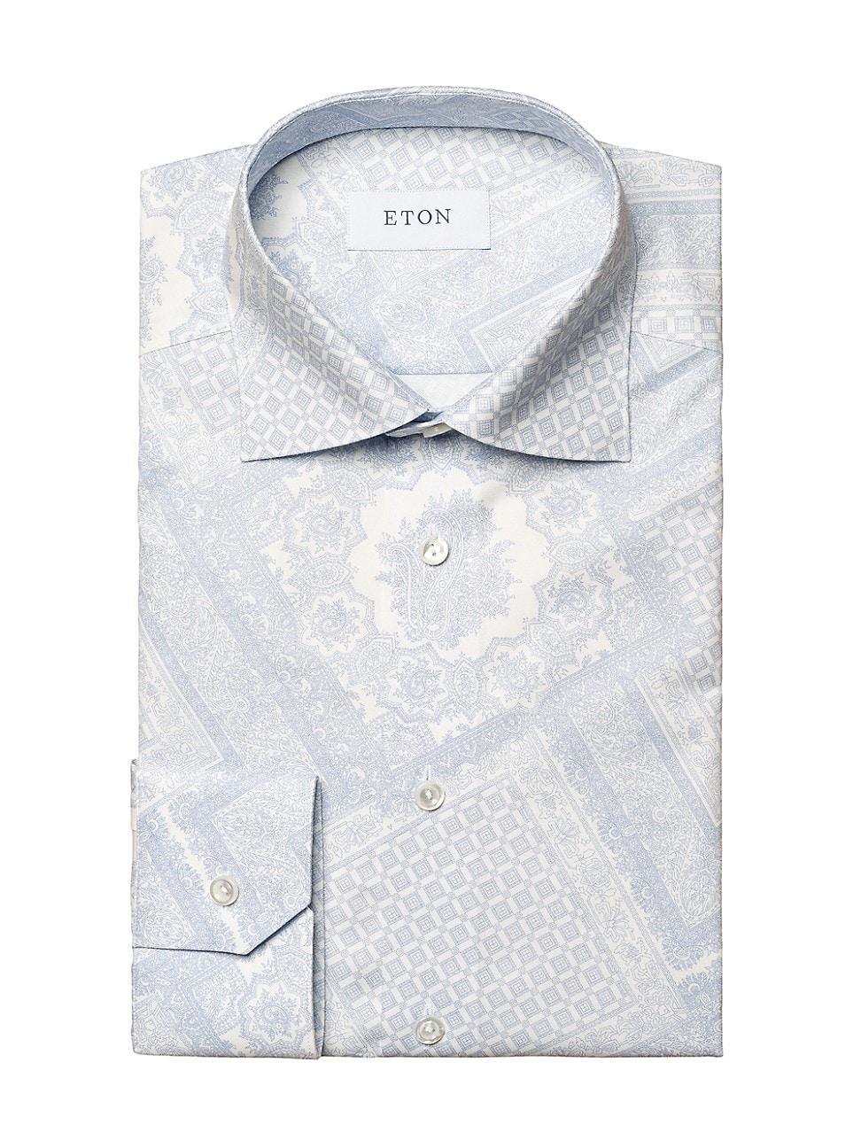 Mens Slim-Fit Paisley Dress Shirt Product Image