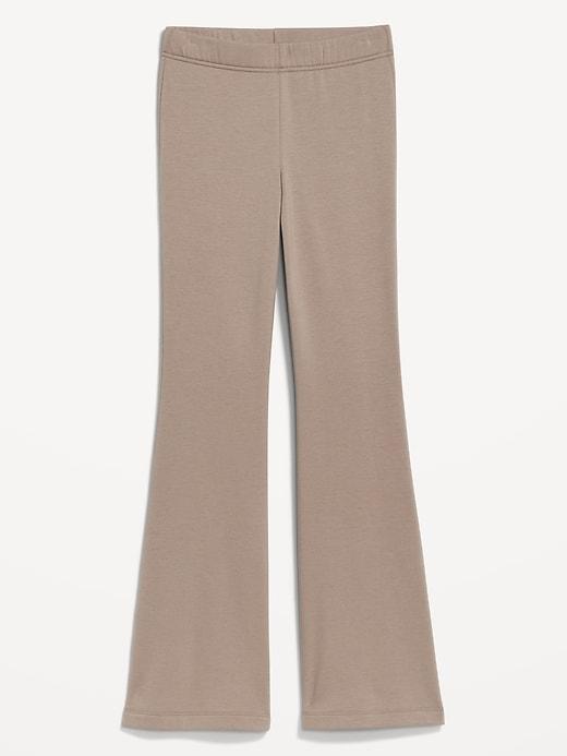 High-Waisted Fleece-Lined Flare Leggings Product Image