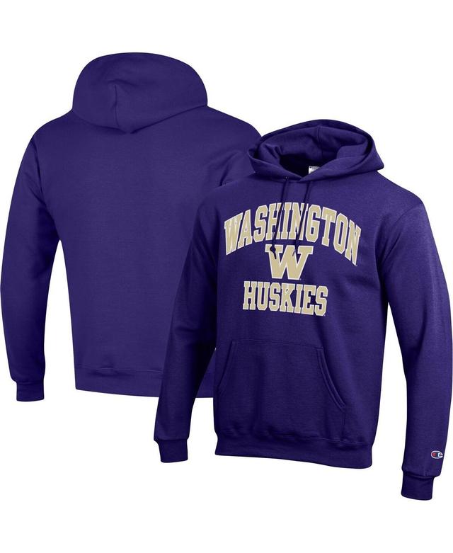 Mens Champion Purple Washington Huskies High Motor Pullover Hoodie Product Image