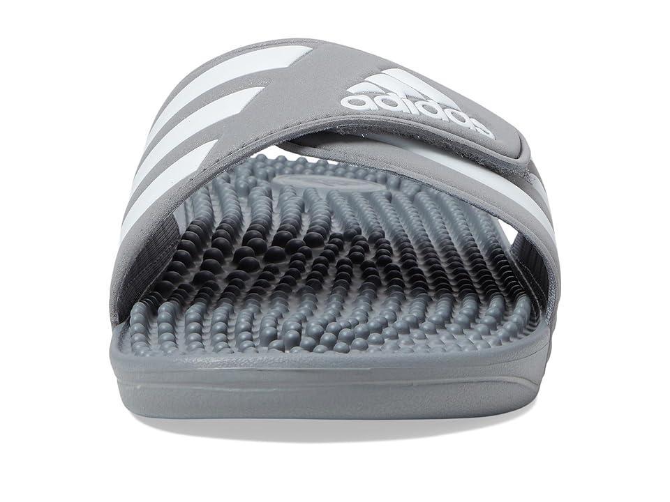 adidas adissage (Grey/White/Grey) Shoes Product Image