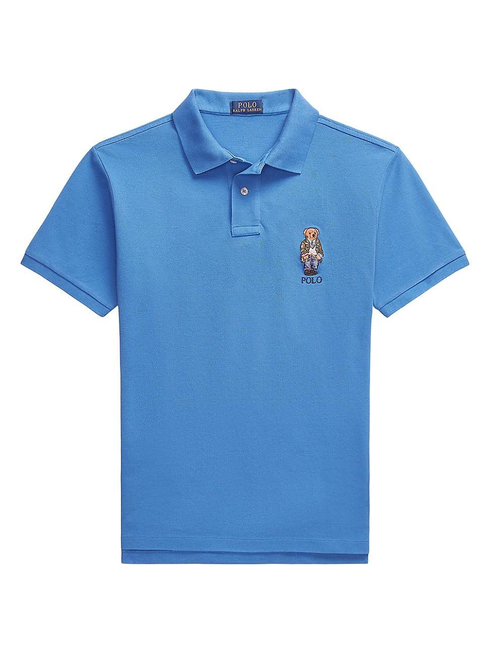 Mens Mesh Short-Sleeve Polo Shirt Product Image