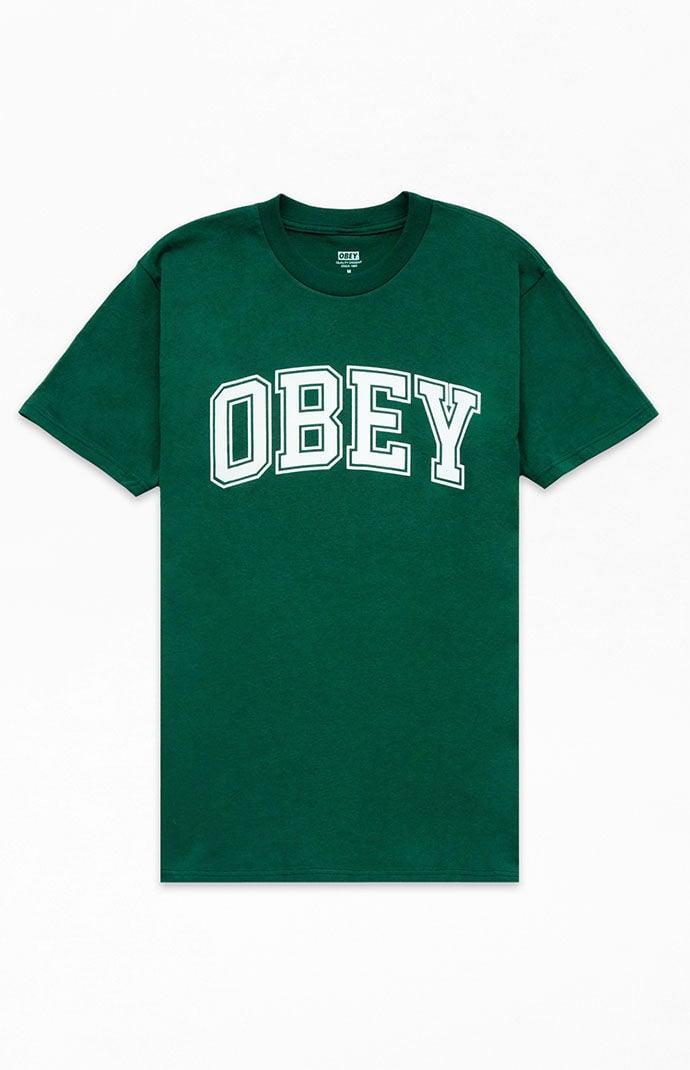 Obey Mens Academic Logo T-Shirt Product Image