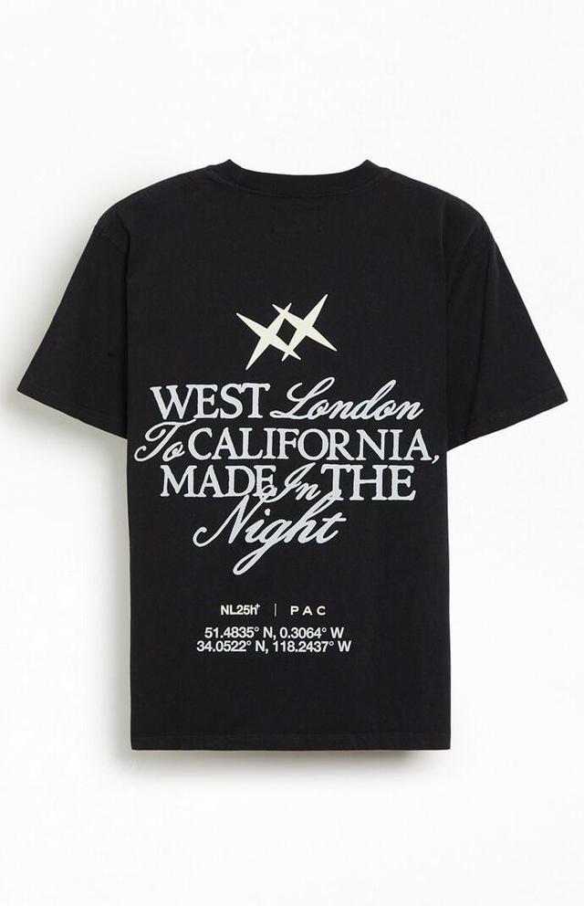 Nightlab Men's West London To CA Oversized T-Shirt Product Image