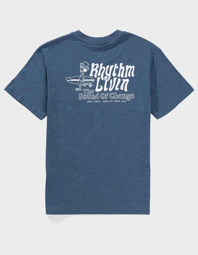 RHYTHM Livin Slub Mens Tee Product Image