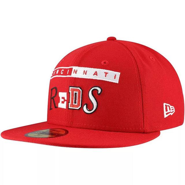 Mens New Era Red Cincinnati Reds Ransom 59FIFTY Fitted Hat Product Image