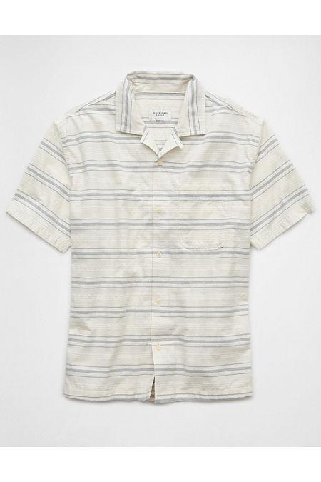 AE Striped Button-Up Poolside Shirt Mens Product Image