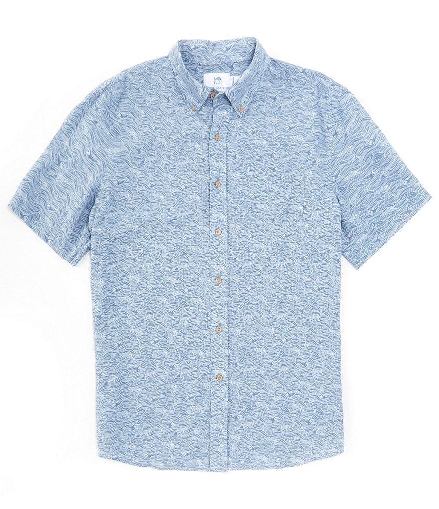 Southern Tide The Whaler Short Sleeve Woven Shirt Product Image