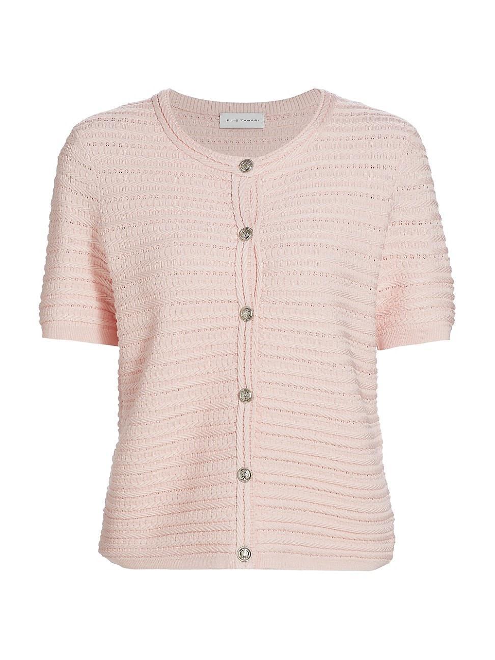 Womens The Jenny Pointelle Cardigan Product Image