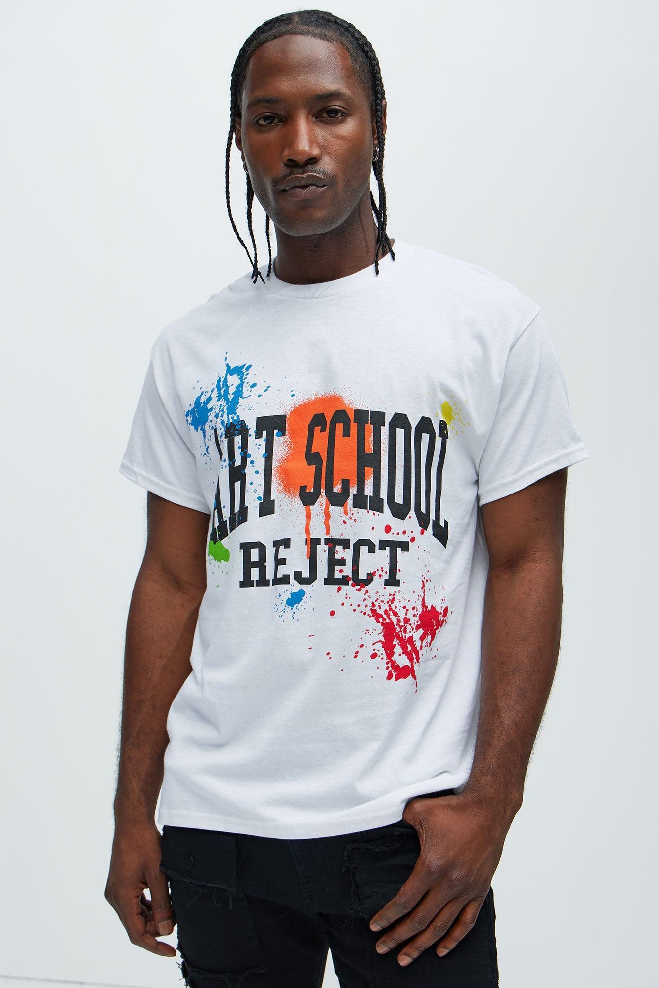 Art School Reject Short Sleeve Tee - White Product Image