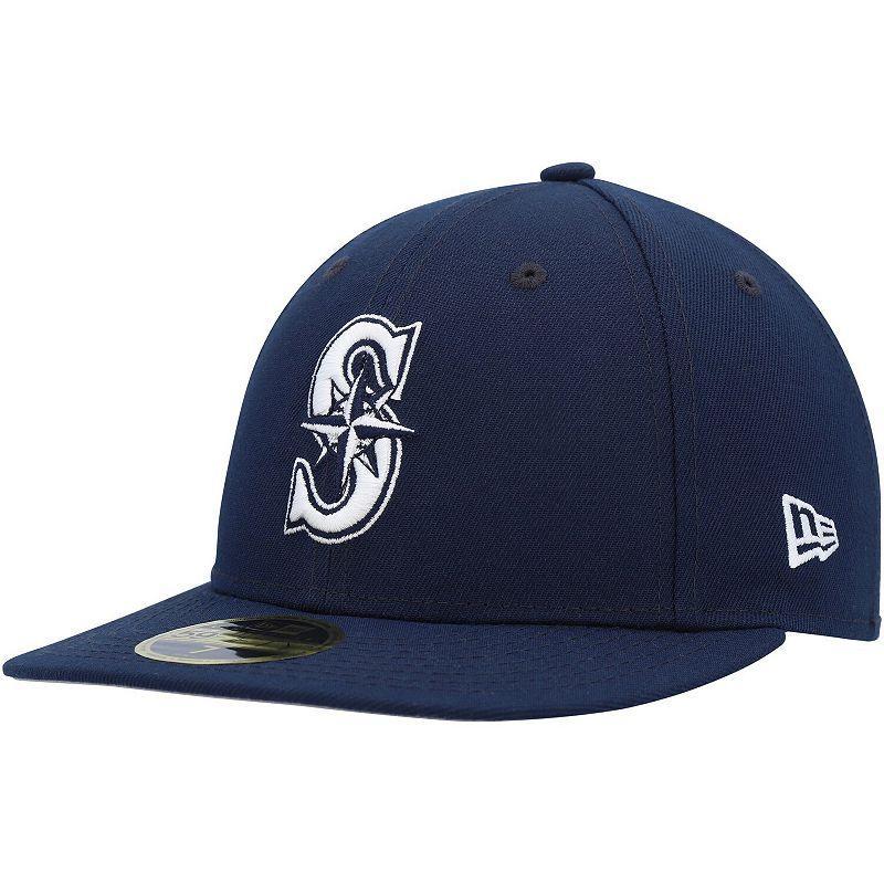 Mens New Era Seattle Mariners Oceanside Low Profile 59FIFTY Fitted Hat Blue Product Image