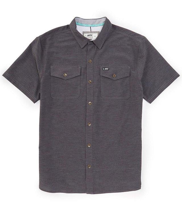 JETTY Wellspoint Short Sleeve Woven Shirt Product Image