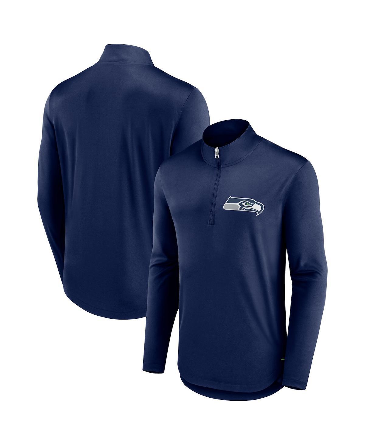 Mens Fanatics Branded Tennessee Titans Tough Minded Quarter-Zip Top Blue Product Image