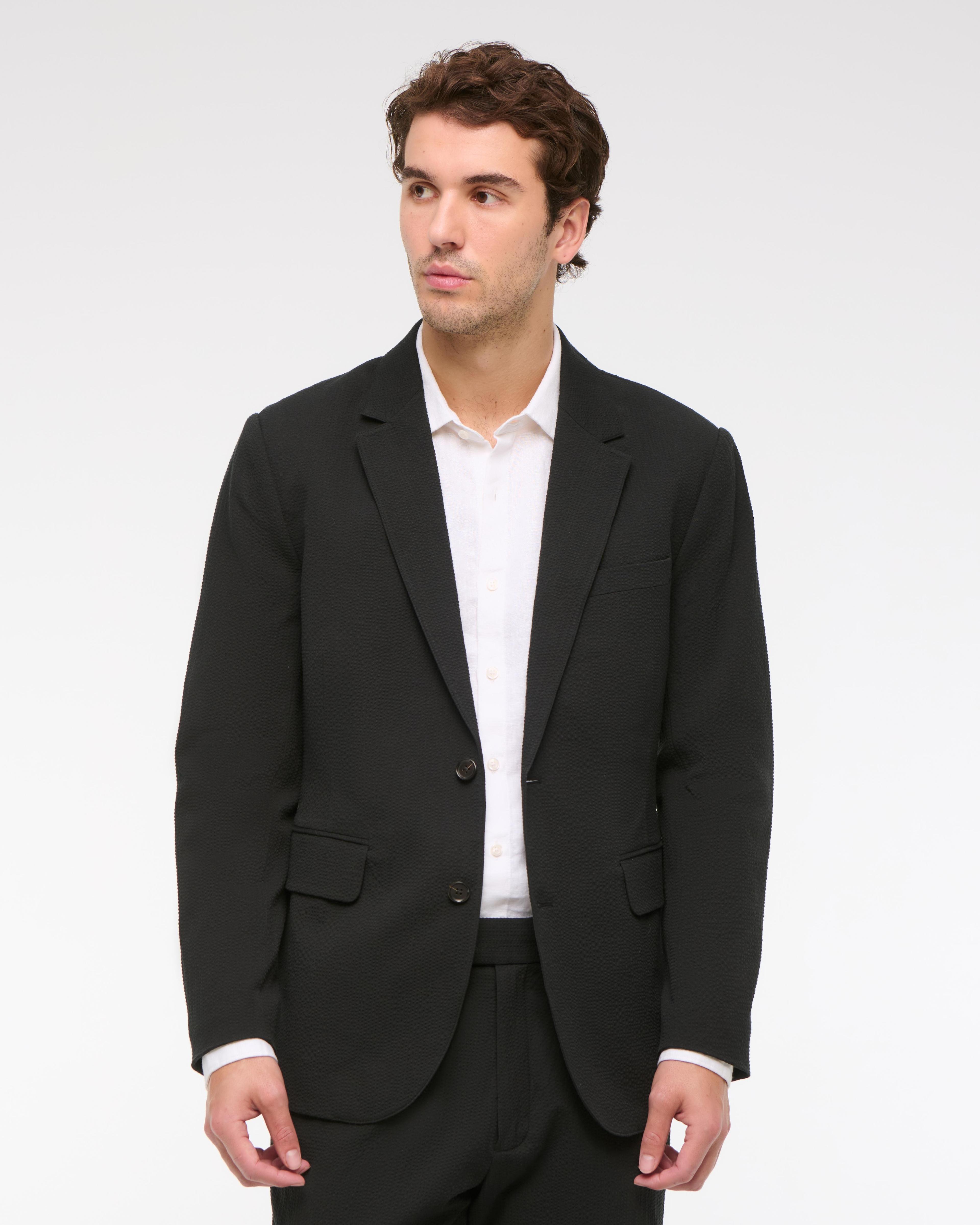 The A&F Collins Tailored Slim Blazer Product Image