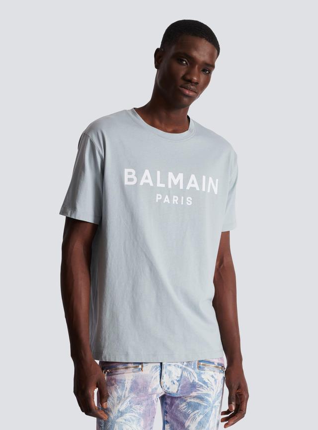 Printed Balmain Paris short-sleeved T-shirt Product Image