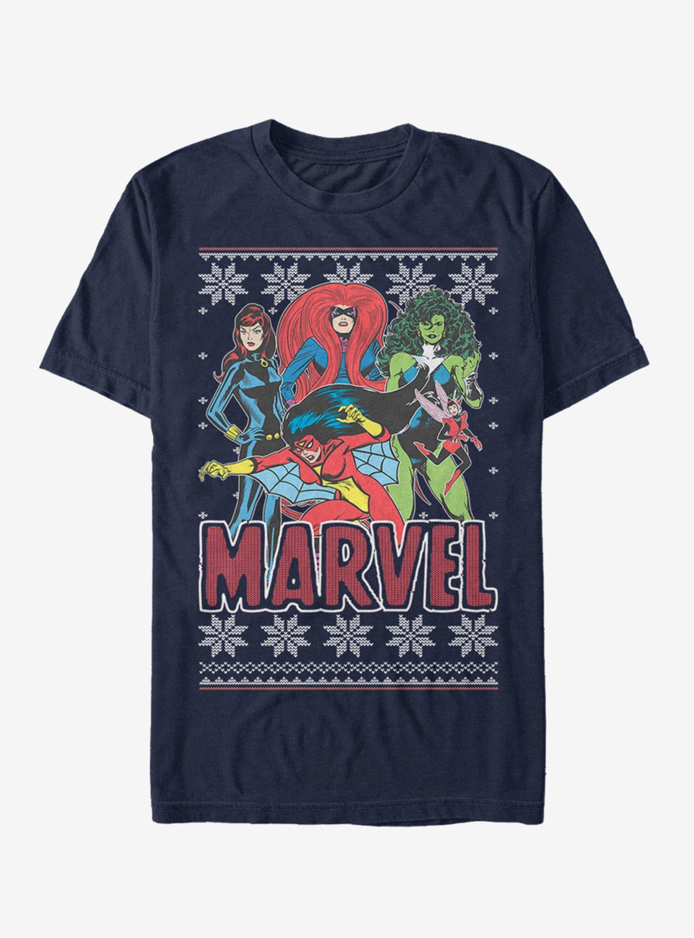 Marvel Spider-Man Sweater Heroines T-Shirt Product Image