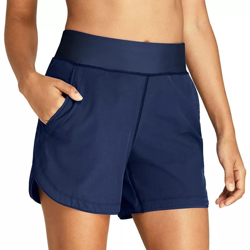 Lands End Womens 5 Quick Dry Swim Shorts with Panty Product Image