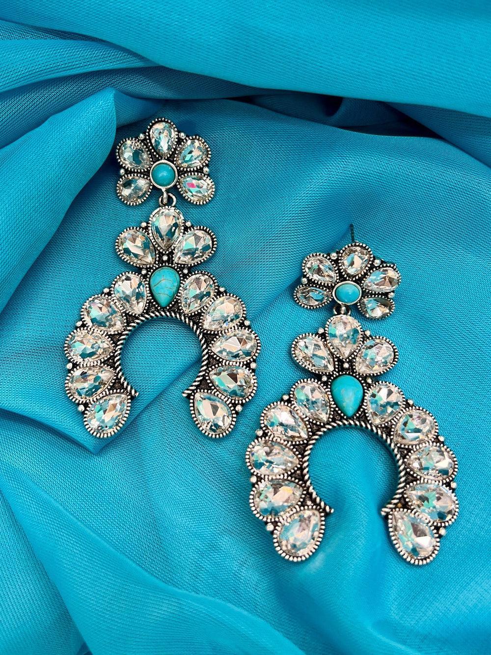 Crown Rhinestone Jewel of the Rodeo Earrings-2 Designs Product Image