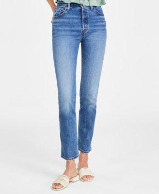 Women's 501 Original-Fit Straight-Leg Jeans Product Image