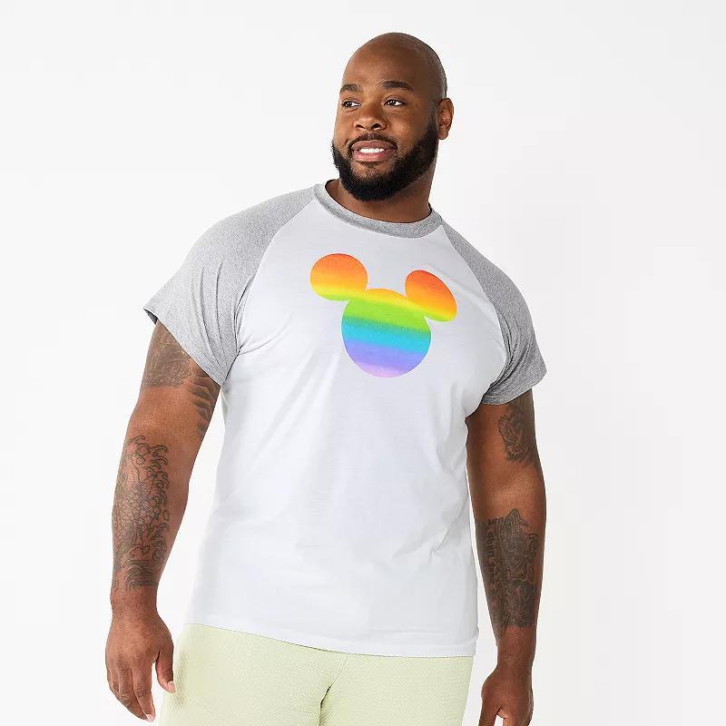 Disneys Mickey Mouse Mens Big & Tall Pride Graphic Tee by Celebrate Together Product Image