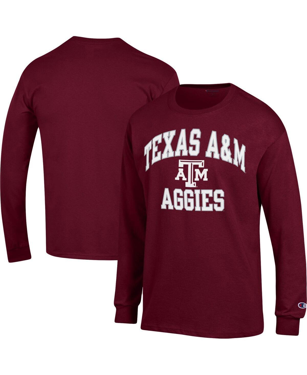 Mens Champion Maroon Texas A&M Aggies High Motor Long Sleeve T-shirt Product Image