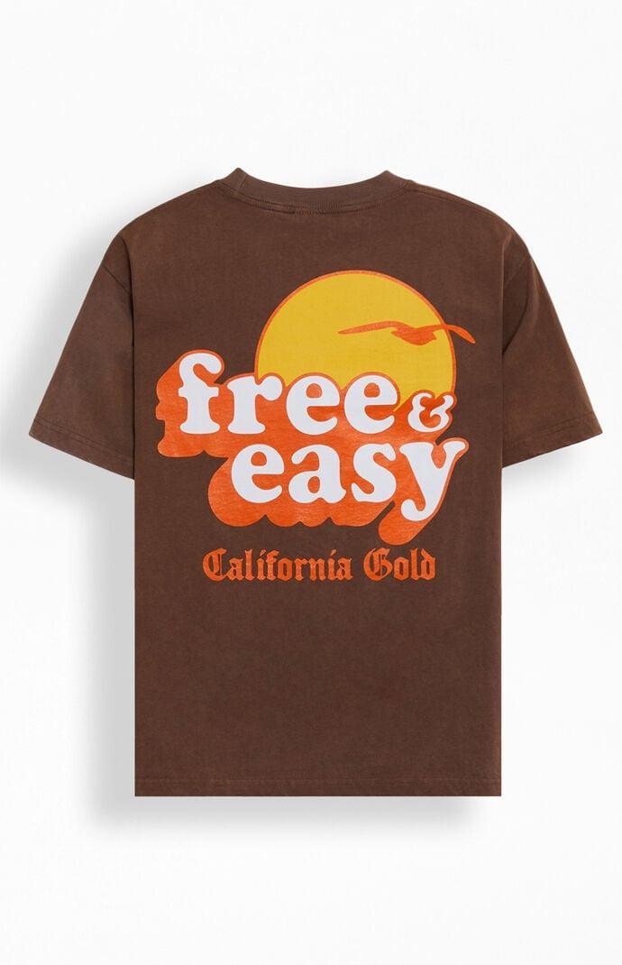 Free & Easy Men's California Gold Sunrise T-Shirt Product Image