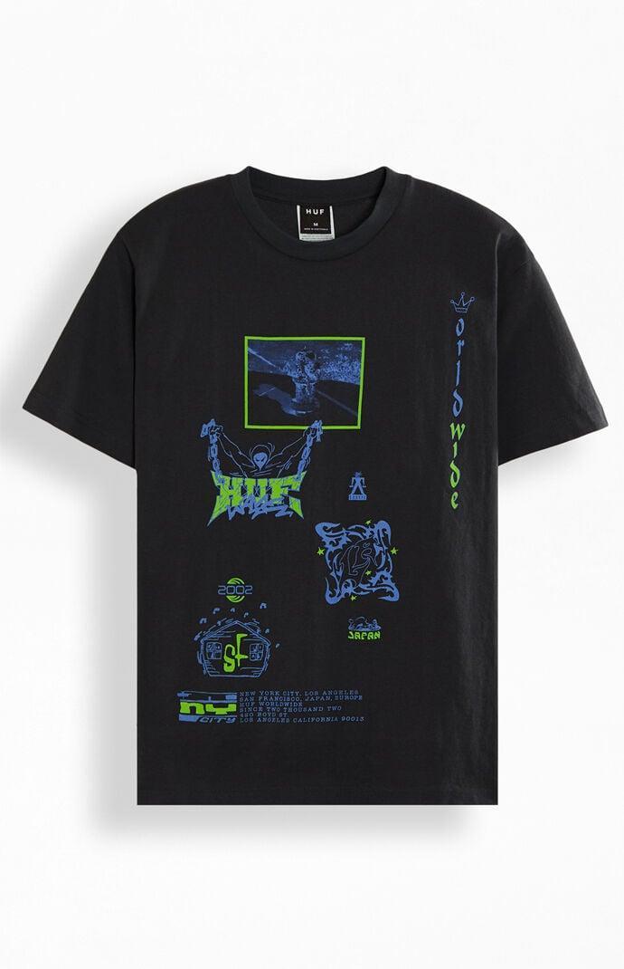 HUF Men's Zine Washed T-Shirt Product Image