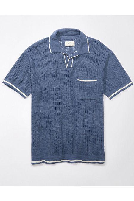 AE Tipped Sweater Polo Shirt Mens Product Image