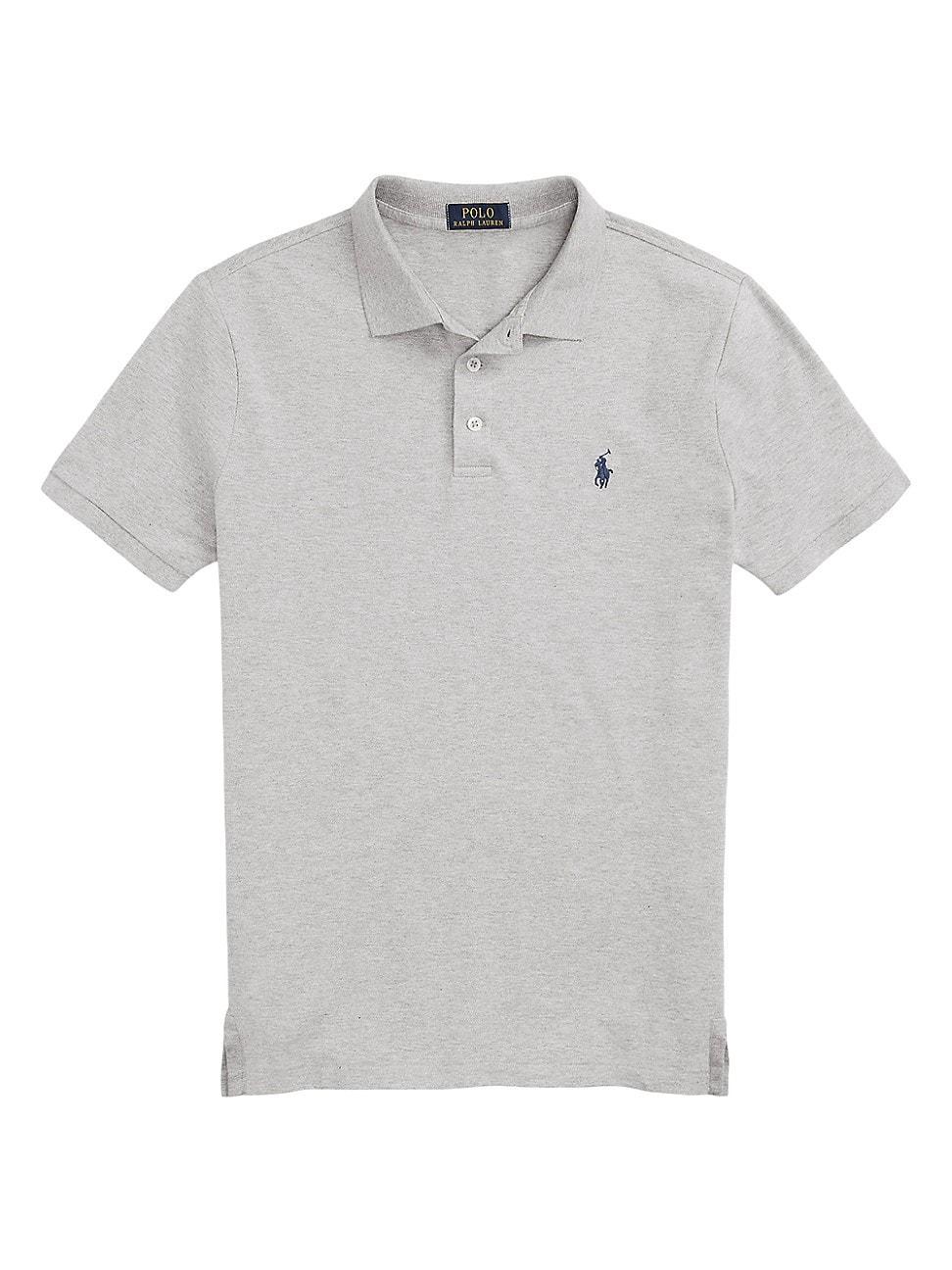 Mens Stretch Cotton-Blend Polo Shirt Product Image