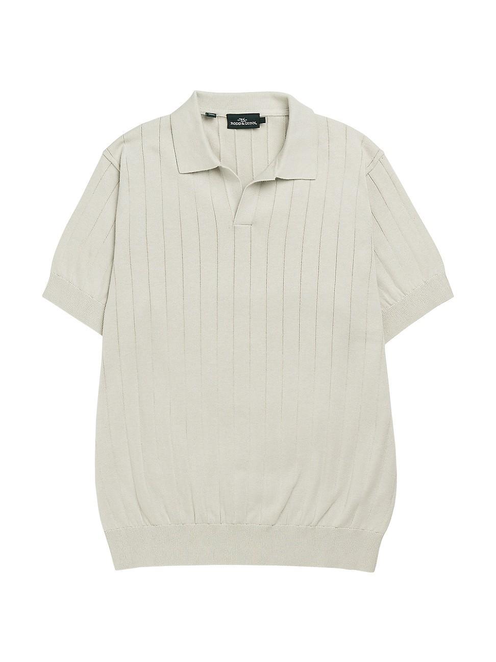 Mens Freys Crescent Cotton Polo Shirt Product Image