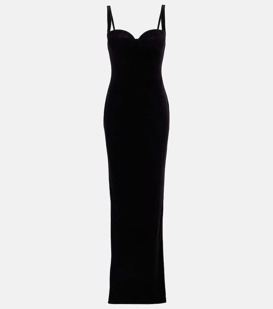 BALENCIAGA Fitted Gown In Black Product Image