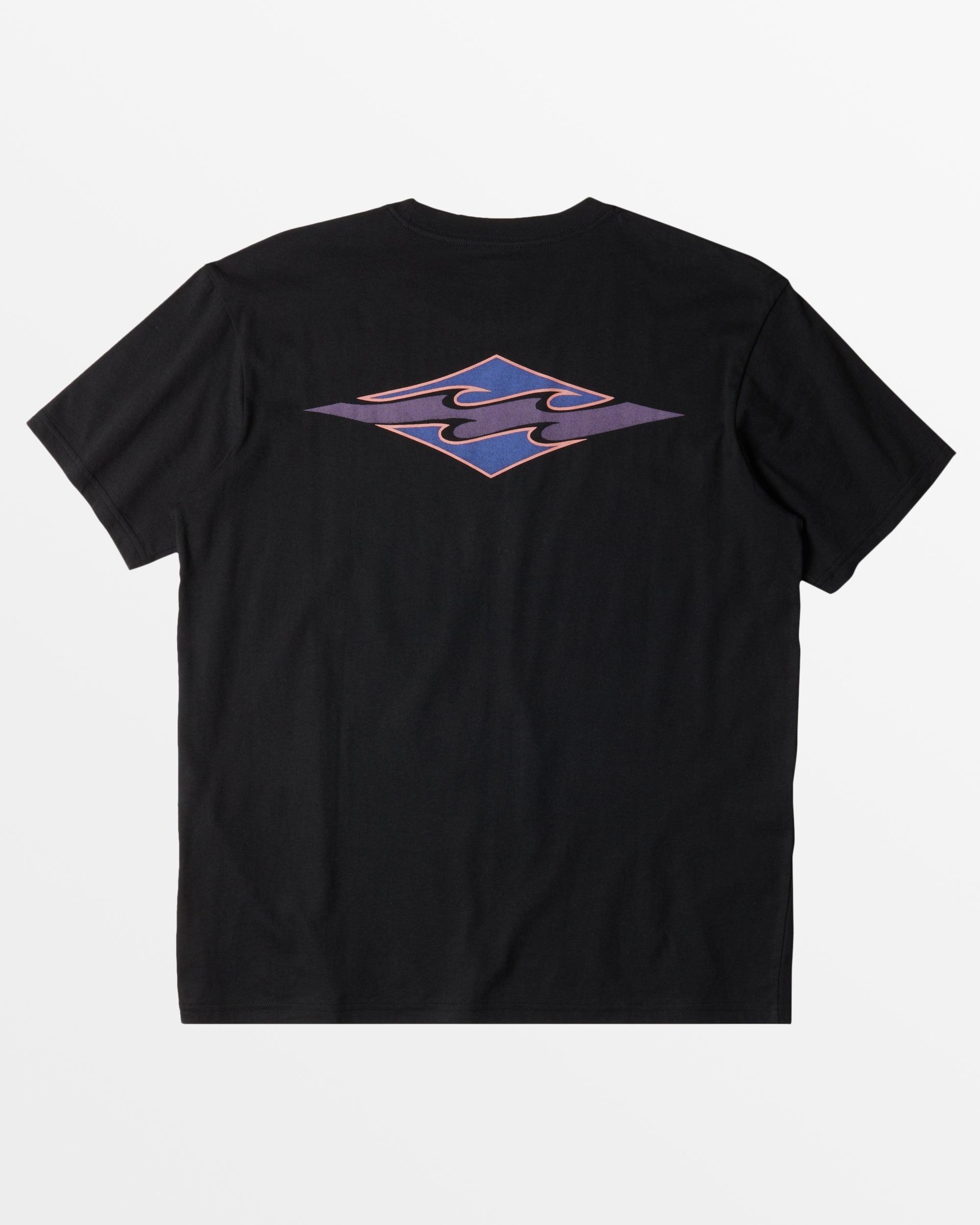 Crayon Wave T-Shirt - Black Male Product Image