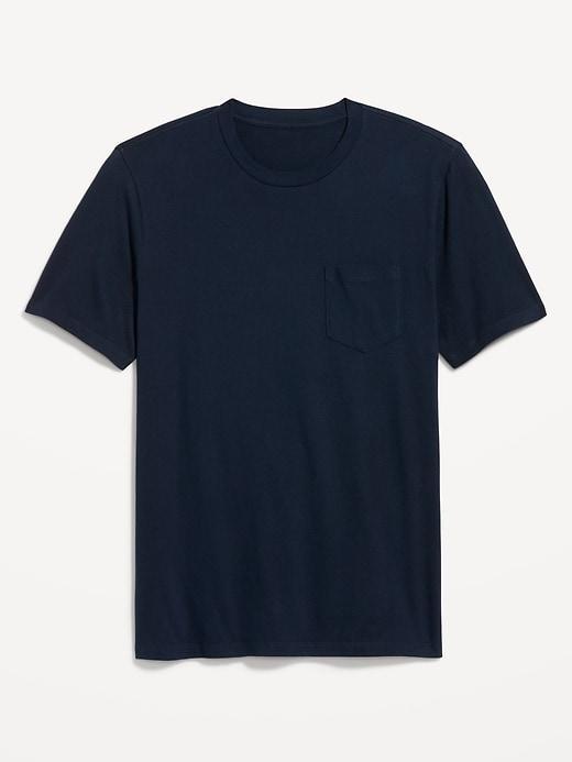 Crew-Neck Pocket T-Shirt Product Image