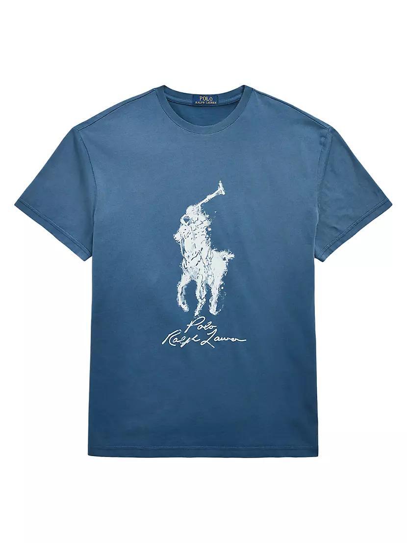 Mens Pony Jersey Crewneck T-Shirt Product Image