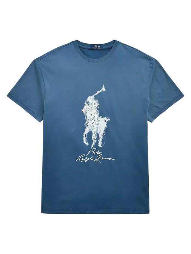 Mens Pony Jersey Crewneck T-Shirt Product Image